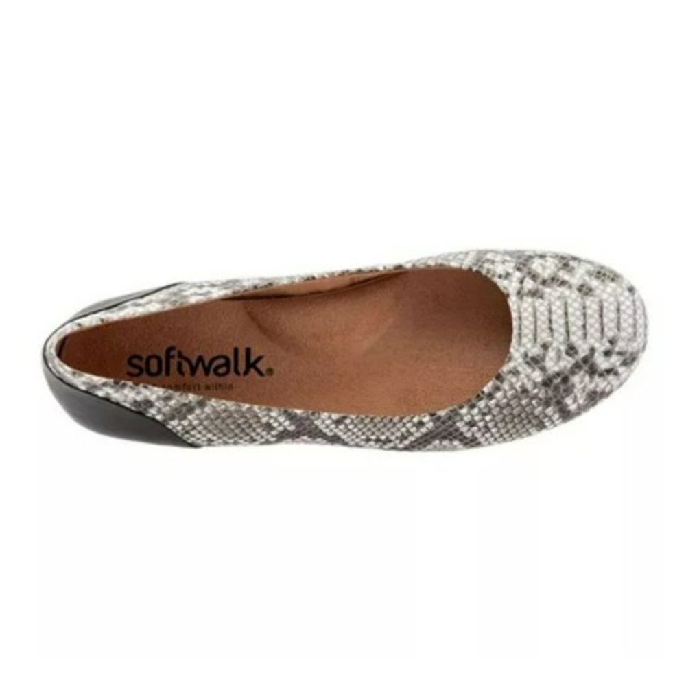 Softwalk Sonoma Flat Snake Grey - Picture 2 of 11